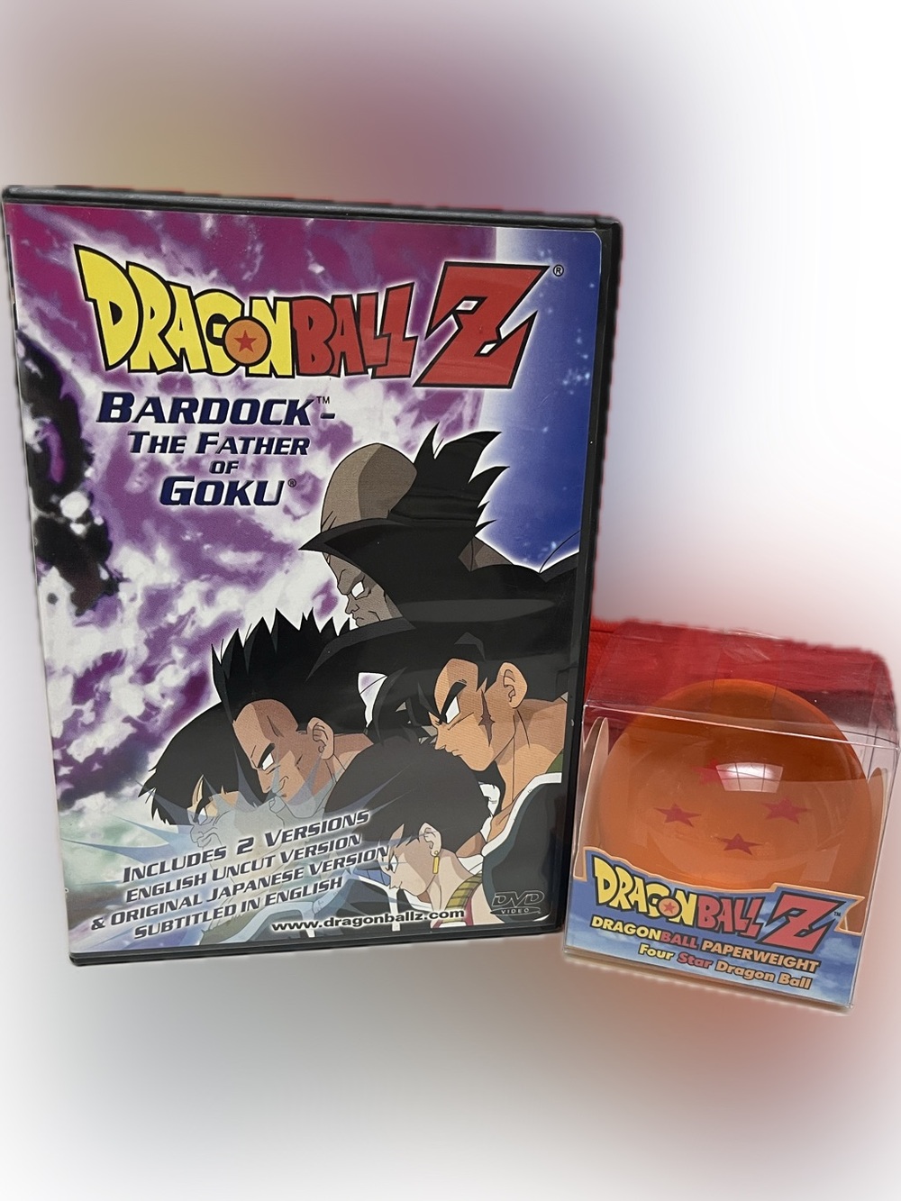 DragonBall Z Video and Paperweight